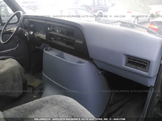 1FTDE14F9DHA44044 - 1983 FORD ECONOLINE E150 VAN Mavi foto 5