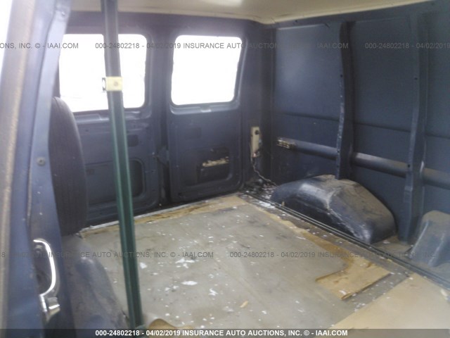 1FTDE14F9DHA44044 - 1983 FORD ECONOLINE E150 VAN Mavi foto 8