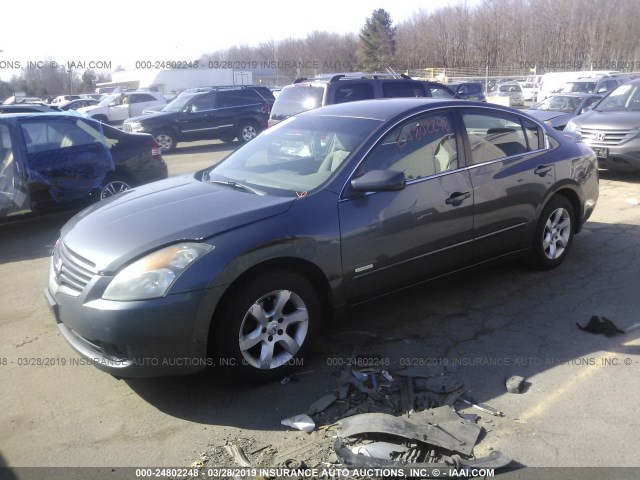 1N4CL21E07C235331 - 2007 NISSAN ALTIMA HYBRID BLUE photo 2