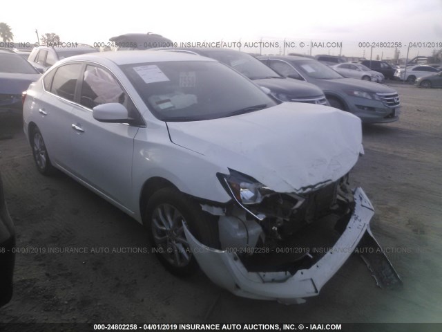 3N1AB7AP6HY298349 - 2017 NISSAN SENTRA S/SV/SR/SL 白色 照片 1