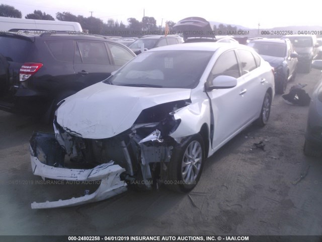 3N1AB7AP6HY298349 - 2017 NISSAN SENTRA S/SV/SR/SL 白色 照片 2