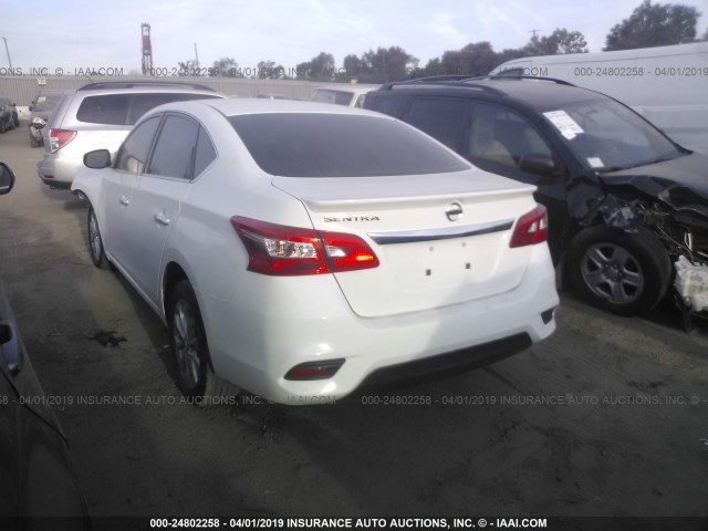 3N1AB7AP6HY298349 - 2017 NISSAN SENTRA S/SV/SR/SL 白色 照片 3
