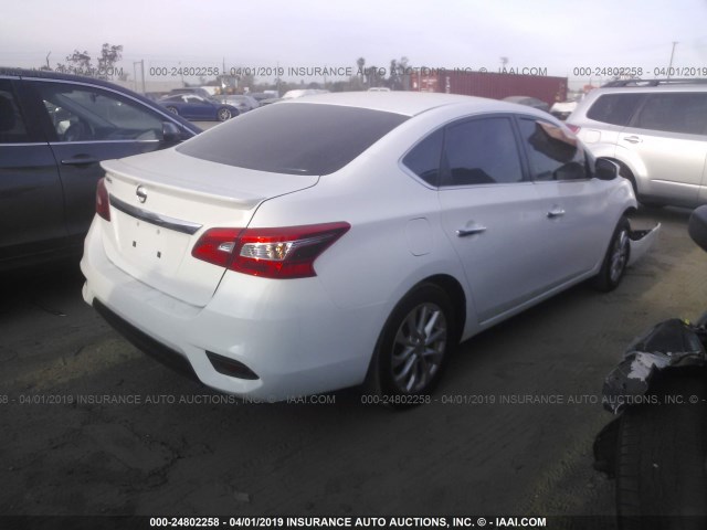 3N1AB7AP6HY298349 - 2017 NISSAN SENTRA S/SV/SR/SL 白色 照片 4
