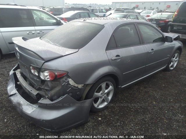 1YVHP80D085M17093 - 2008 MAZDA 6 S SILVER photo 4