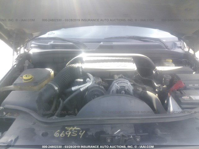 1J8HG48K27C626419 - 2007 JEEP COMMANDER GREEN photo 10