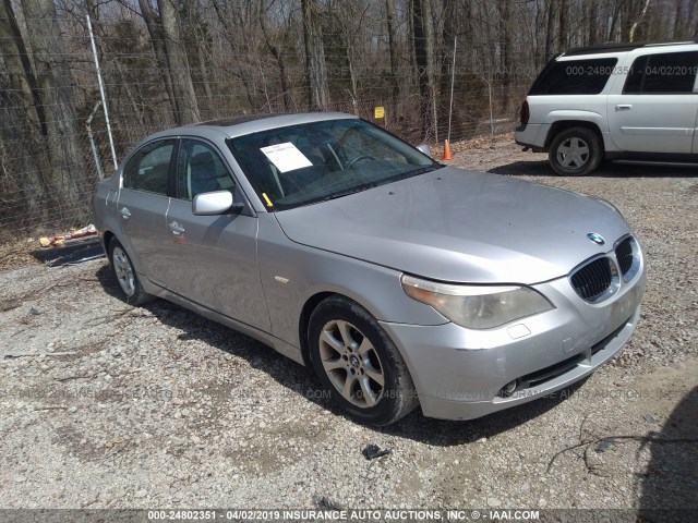 WBANA53514B175758 - 2004 BMW 525 I SILVER photo 1