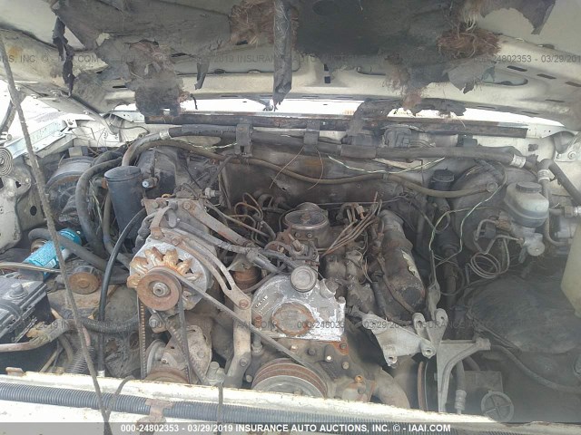 1FDKF37M6MNA76831 - 1991 FORD F350 WHITE photo 10