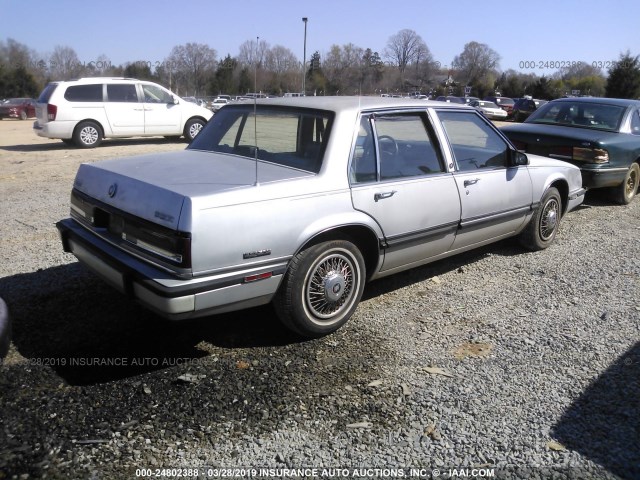 1G4HR54C1LH485115 - 1990 BUICK LESABRE LIMITED SILVER photo 4