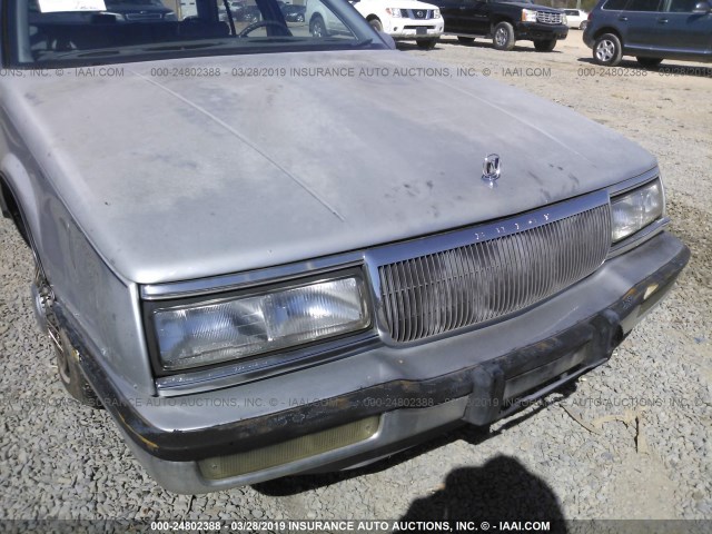 1G4HR54C1LH485115 - 1990 BUICK LESABRE LIMITED SILVER photo 6