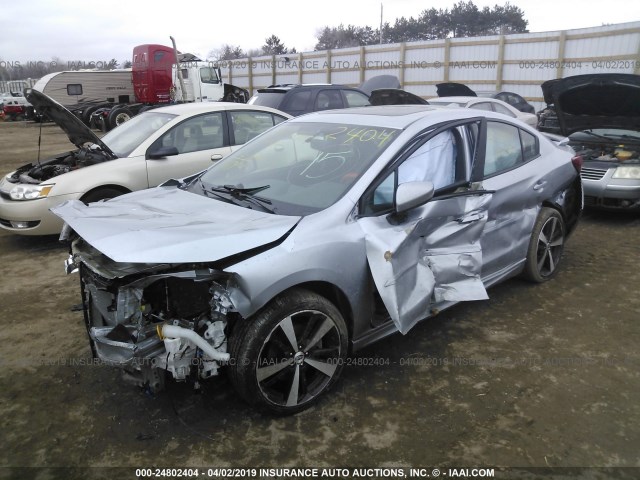 4S3GKAL61J3612089 - 2018 SUBARU IMPREZA SPORT SILVER photo 2