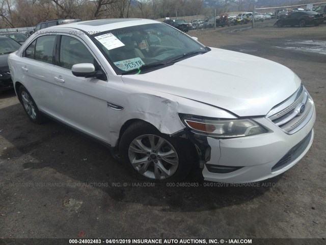 1FAHP2EW7BG174803 - 2011 FORD TAURUS SEL WHITE photo 1