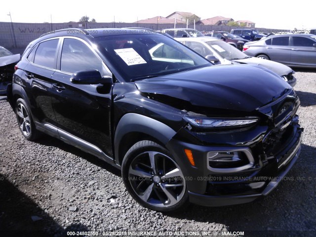 KM8K53A55JU133171 - 2018 HYUNDAI KONA ULTIMATE BLACK photo 1