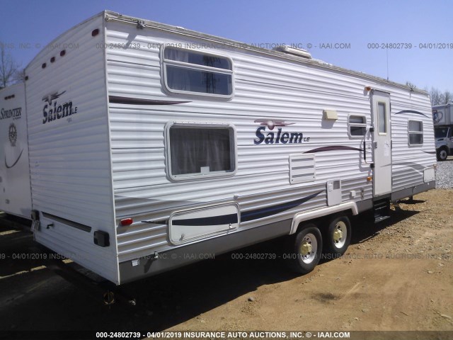 4X4TSME208R396327 - 2008 FOREST RIV SALEM  WHITE photo 4