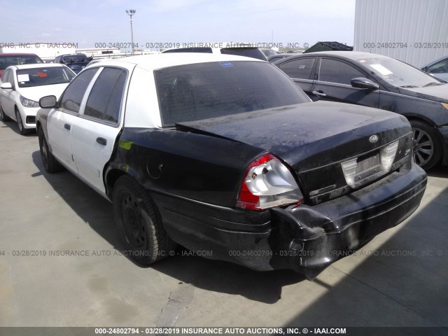 2FABP7BV1AX124552 - 2010 FORD CROWN VICTORIA POLICE INTERCEPTOR BLACK photo 3