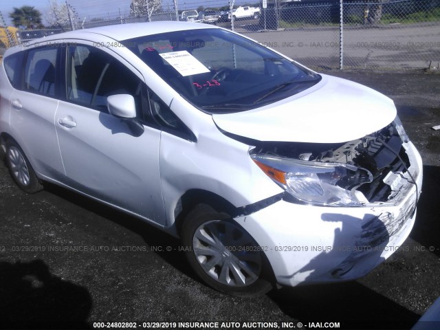 3N1CE2CP0FL399087 - 2015 NISSAN VERSA NOTE S/S PLUS/SV/SL/SR WHITE photo 1