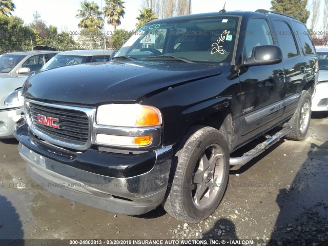 1GKEC13V45R184960 - 2005 GMC YUKON BLACK photo 2