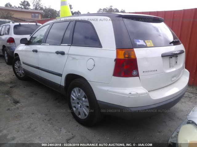 2C4GM48L55R484348 - 2005 CHRYSLER PACIFICA WHITE photo 3