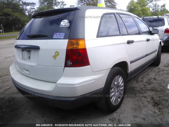 2C4GM48L55R484348 - 2005 CHRYSLER PACIFICA WHITE photo 4