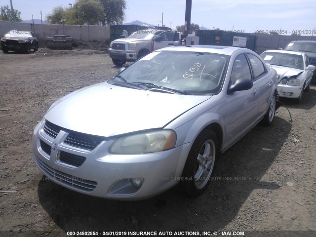 1B3AL76RX4N292776 - 2004 DODGE STRATUS R/T SILVER photo 2