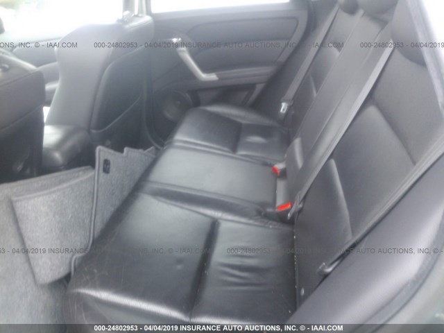 5J8TB2H26BA004562 - 2011 ACURA RDX GRAY photo 8