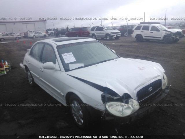 KMHWF25H73A754042 - 2003 HYUNDAI SONATA GL WHITE photo 1