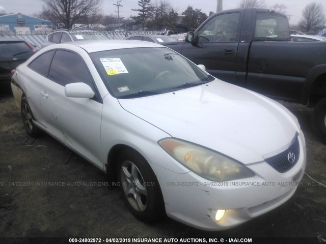 4T1CE38P44U807150 - 2004 TOYOTA CAMRY SOLARA SE/SLE WHITE photo 1