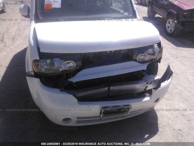 JN8AZ2KR5ET352356 - 2014 NISSAN CUBE S/SL WHITE photo 6