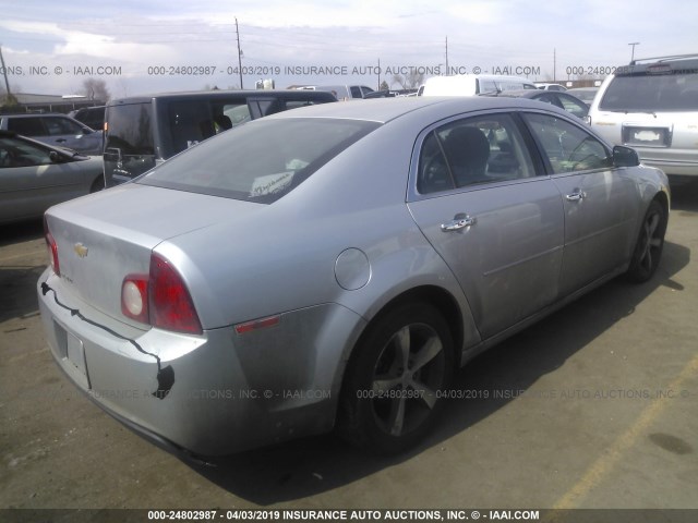 1G1ZC5EU2CF312824 - 2012 CHEVROLET MALIBU 1LT 银色 照片 4