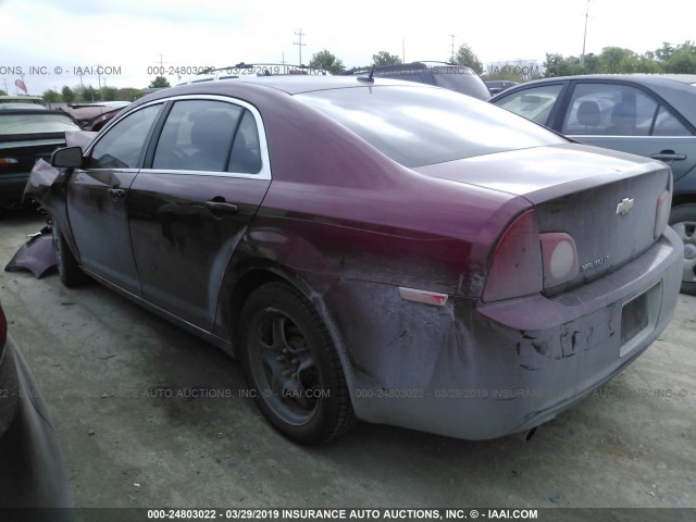 1G1ZD5E18BF342153 - 2011 CHEVROLET MALIBU 2LT MAROON photo 3