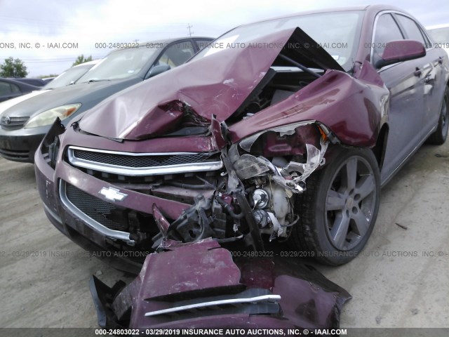 1G1ZD5E18BF342153 - 2011 CHEVROLET MALIBU 2LT MAROON photo 6