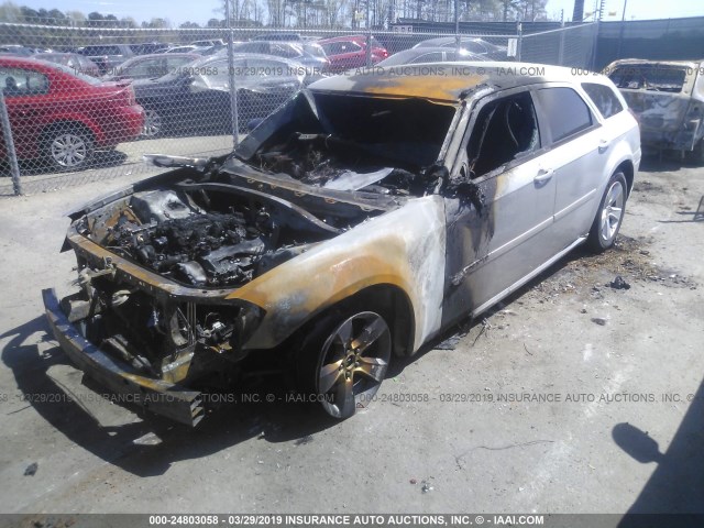 2D4FV48V45H155644 - 2005 DODGE MAGNUM SXT ვერცხლისფერი ფოტო 2