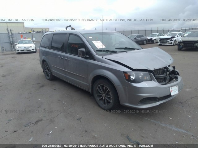 2C4RDGBG1FR509107 - 2015 DODGE GRAND CARAVAN SE SILVER photo 1