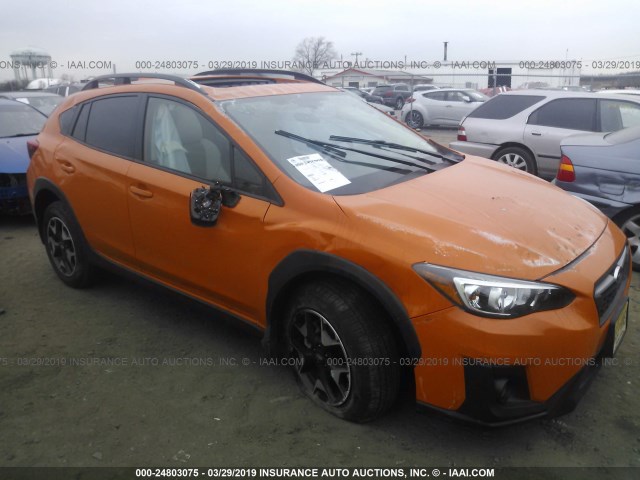 JF2GTAEC1KH203659 - 2019 SUBARU CROSSTREK PREMIUM ORANGE photo 1