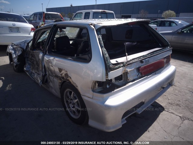 2HGED6355KH552758 - 1989 HONDA CIVIC DX SILVER photo 3