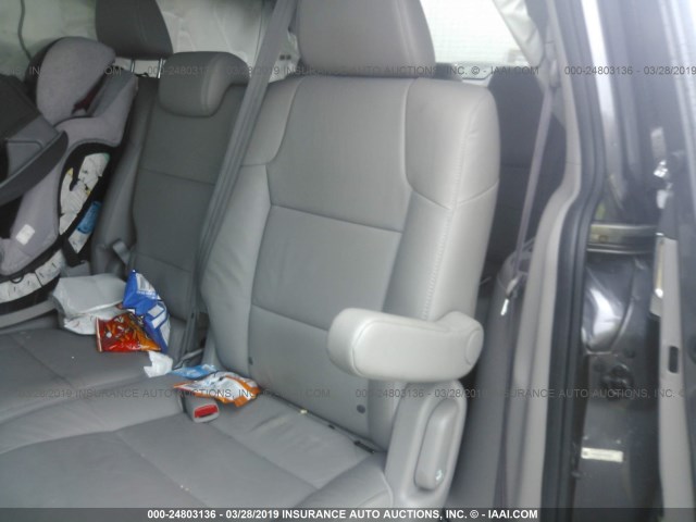 5FNRL5H67FB078970 - 2015 HONDA ODYSSEY EXL GRAY photo 8