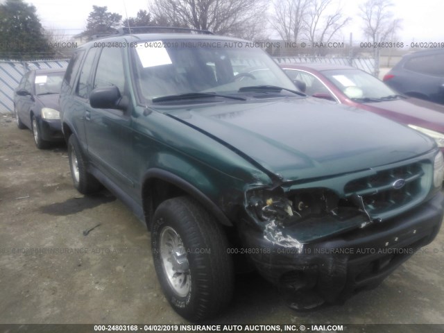 1FMYU60XXYUA29898 - 2000 FORD EXPLORER SPORT GREEN photo 1