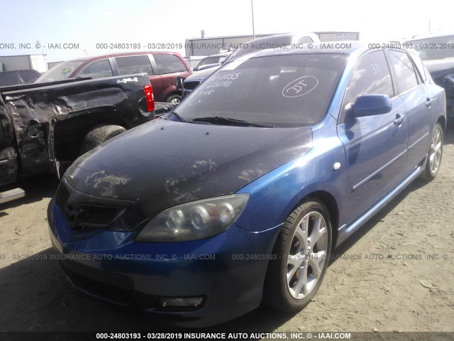 JM1BK343X91214154 - 2009 MAZDA 3 S BLUE photo 2