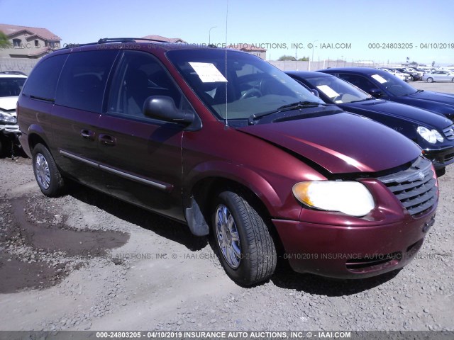 2A8GP54L17R103349 - 2007 CHRYSLER TOWN & COUNTRY TOURING RED photo 1