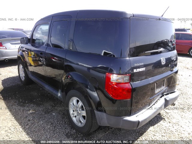 5J6YH18708L005304 - 2008 HONDA ELEMENT EX BLACK photo 3