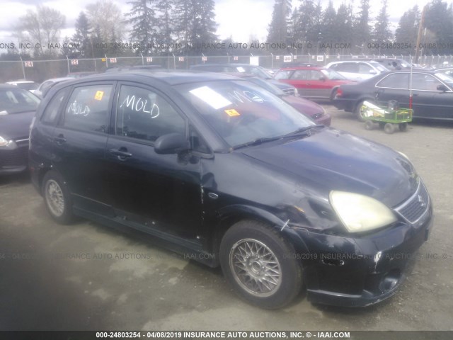 JS2RC61H755305100 - 2005 SUZUKI AERIO SX BLACK photo 1