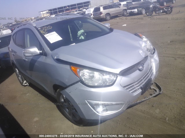 KM8JUCAC4DU738915 - 2013 HYUNDAI TUCSON GLS/LIMITED 银色 照片 1