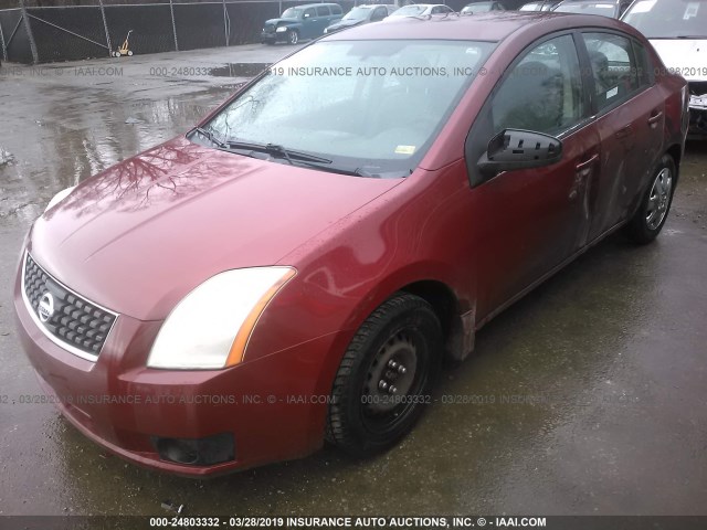 3N1AB61E17L705014 - 2007 NISSAN SENTRA 2.0/2.0S/2.0SL MAROON photo 2