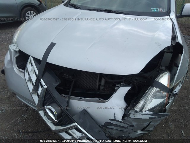 JN8AS5MV4DW107948 - 2013 NISSAN ROGUE S/SV SILVER photo 6