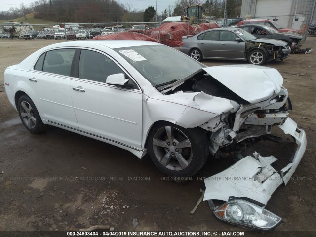 1G1ZC5E00CF211231 - 2012 CHEVROLET MALIBU 1LT WHITE photo 1