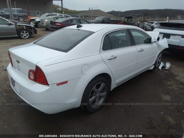 1G1ZC5E00CF211231 - 2012 CHEVROLET MALIBU 1LT 白色 照片 4