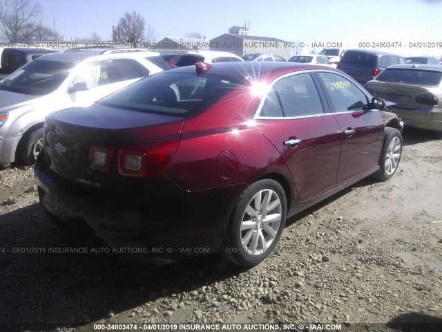 1G11F5SL0FF229154 - 2015 CHEVROLET MALIBU LTZ RED photo 4