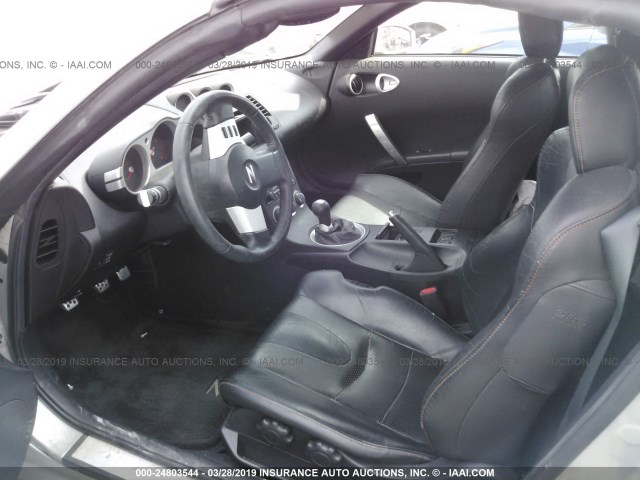 JN1AZ36A04T004536 - 2004 NISSAN 350Z ROADSTER SILVER photo 8