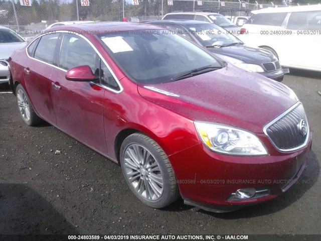 1G4PS5SK2D4165725 - 2013 BUICK VERANO MAROON photo 1