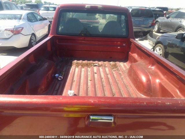 4F4YR12C2YTM27686 - 2000 MAZDA B2500 RED photo 8