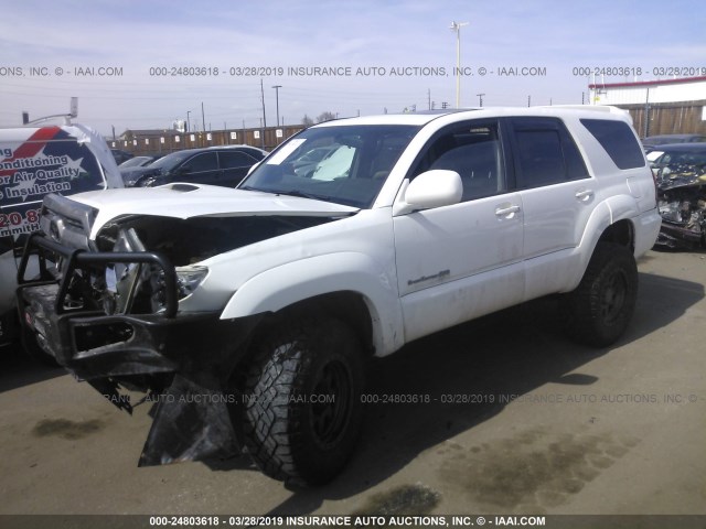 JTEBT14R160063708 - 2006 TOYOTA 4RUNNER SR5/SPORT WHITE photo 2